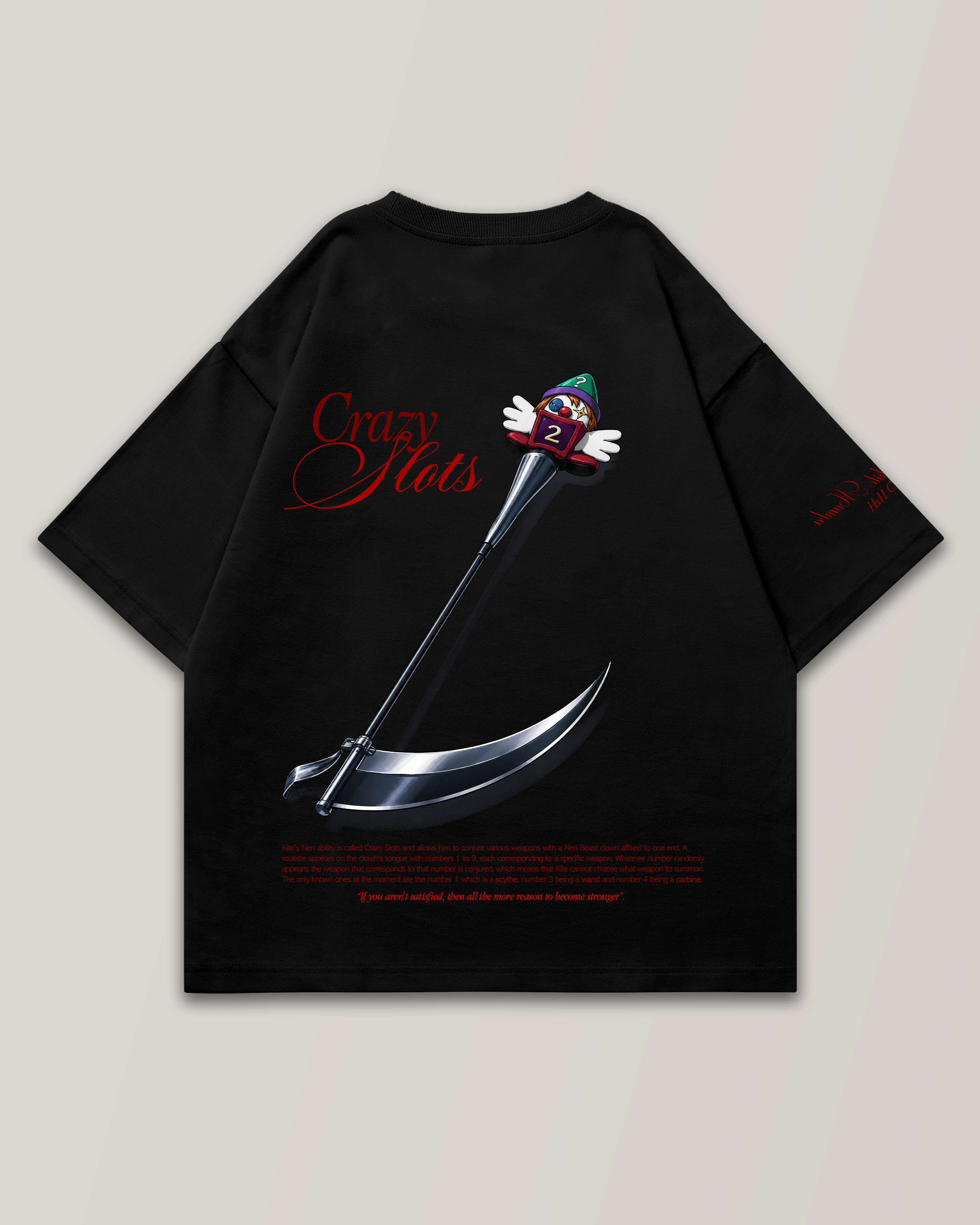 CAMISETA HXH CRAZY SLOTS